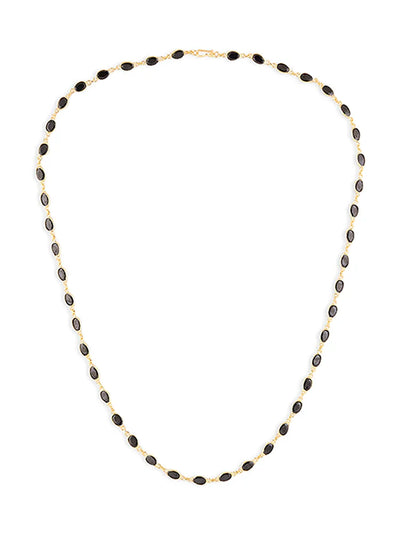 Opaque Black Smooth Timeless Trail Chain for Women