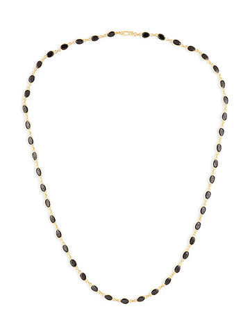 Opaque Black Smooth Timeless Trail Chain for Women