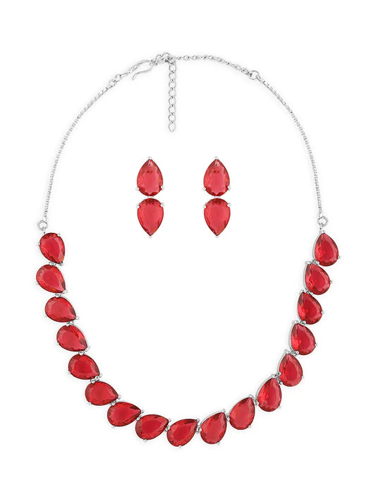 Crimson Allure Set - She Wore Fire Around Her Neck