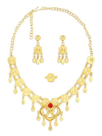 ƒclat Royal (pronounced ay-klah rwa-yal) - A Radiant Gold Set That Blends Charm with Elegance