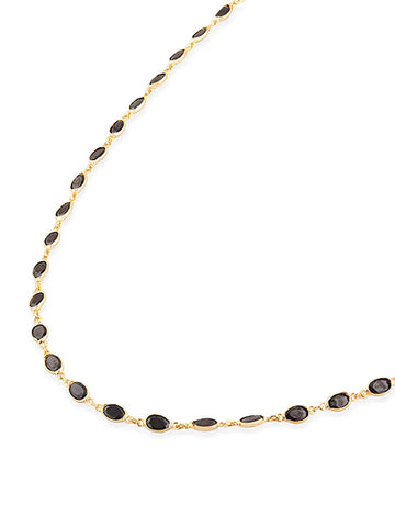 Opaque Black Smooth Timeless Trail Chain for Women