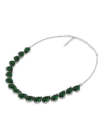 Emerald Drop Elegance - Subtle, Striking, and Oh-So-Chic