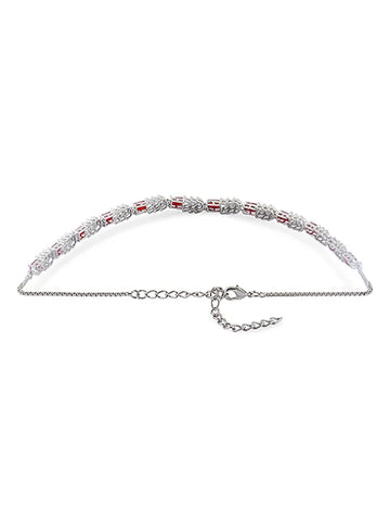Crimson Royale Choker Set - A Royal Touch for Every Occasion