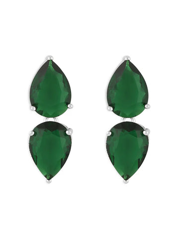 Emerald Drop Elegance - Subtle, Striking, and Oh-So-Chic