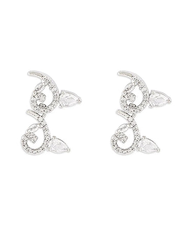 Shimmering White Stone American Diamond Set - Timeless Beauty of Real Diamonds