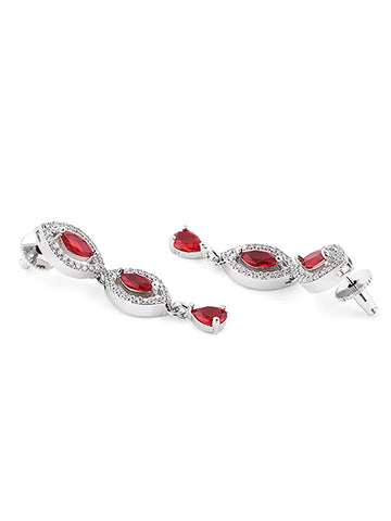 Marquise Crimson Queen Necklace Set