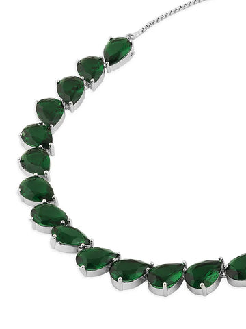 Emerald Drop Elegance - Subtle, Striking, and Oh-So-Chic
