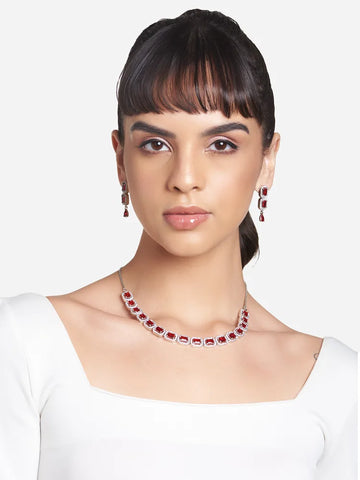 Ruby Stone Necklace - Make a Powerful Statement