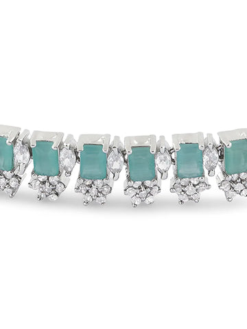 Aqua Luxe Statement Set - Glamour with a Splash of Serenity