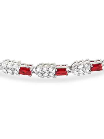 Crimson Royale Choker Set - A Royal Touch for Every Occasion