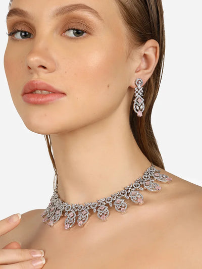 The Rose Whisper Set - When Your Jewelry Speaks in Whispers of Elegance hover