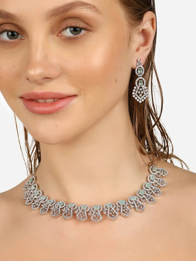 Ice Mint Majesty Set - Geometry Meets Grace hover