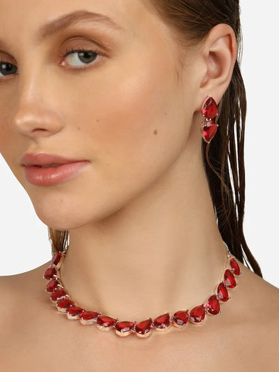 Crimson Allure Set - She Wore Fire Around Her Neck hover