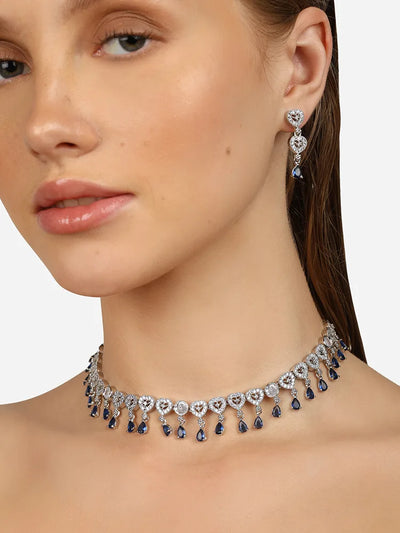 Midnight Romance Set - A Love Story Written in Sapphire and Silver hover