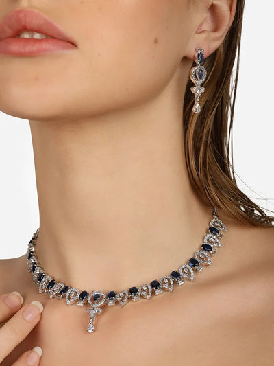 Sapphire Serenade Set - Wrapped in Midnight Blue and Dreams hover