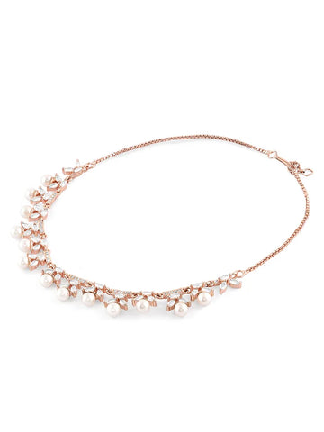Pearl Bloom Choker Set - Where Elegance Meets Everyday Sparkle