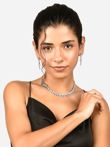 Crystal Cascade Set - Drape Yourself in Sparkle