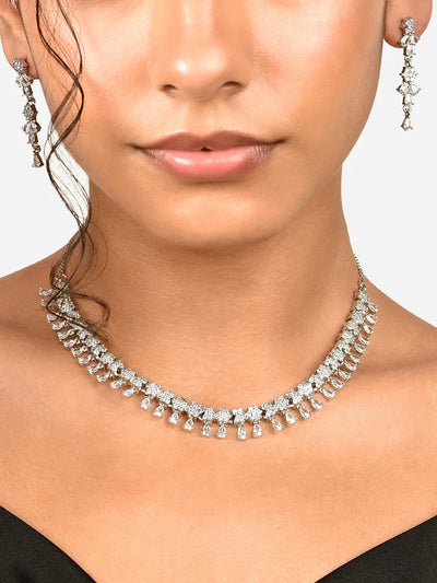 Crystal Cascade Set - Drape Yourself in Sparkle hover