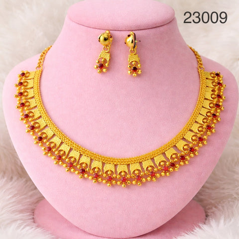 Golden Sunset Elegance Necklace Set